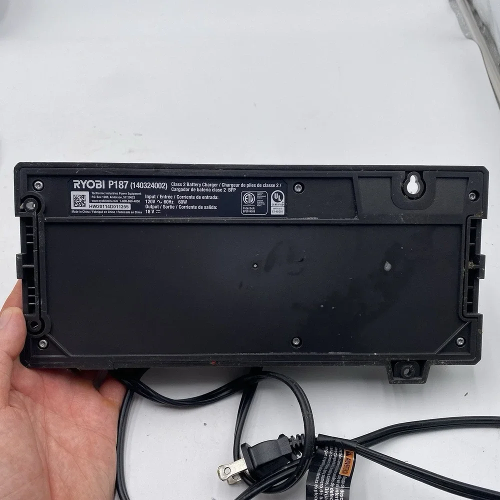 RYOBI P187 EVERCHARGE 2AMP‎ BATTERY CHARGER | Tested & Working